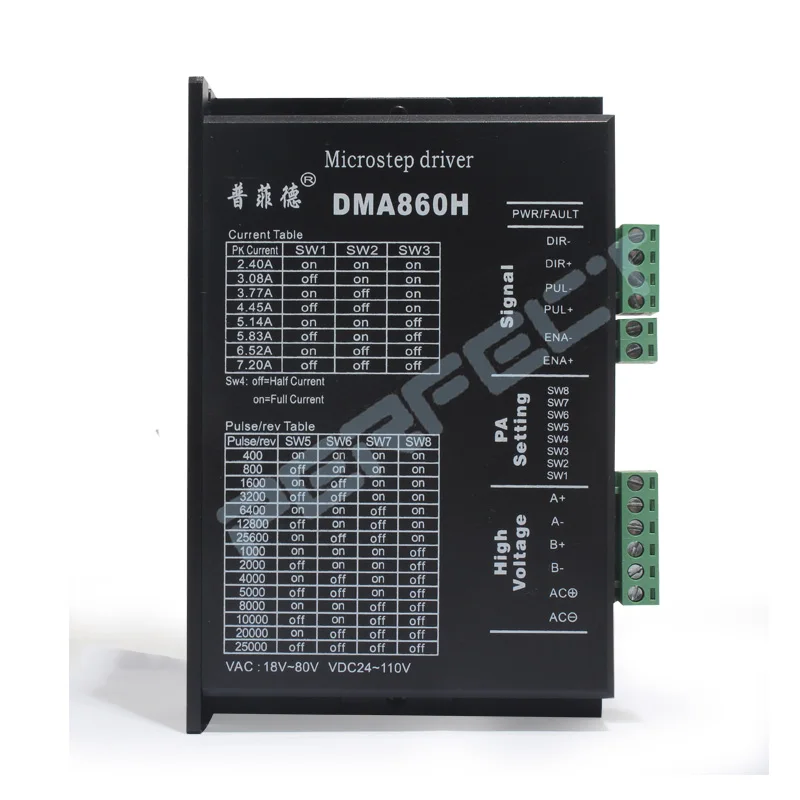 DMA860H step driver 2 phase DSP microstep for nema 34 42 AC24-80V DC24-80V | Обустройство дома