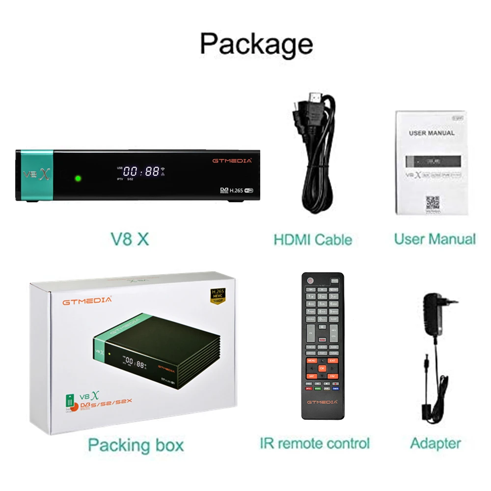 freesat v9 super h.265 hd wi-fi embutido sem aplicativo