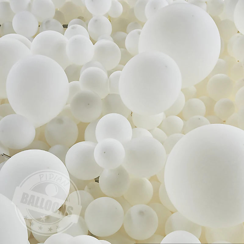 2 100 шт с круглым белым циферблатом и воздушных шаров свадьбные Арка гирлянда