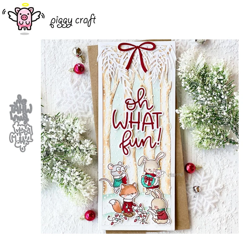 

Piggy Craft metal cutting dies cut die mold Letter decoration Scrapbook paper craft knife mould blade punch stencils dies