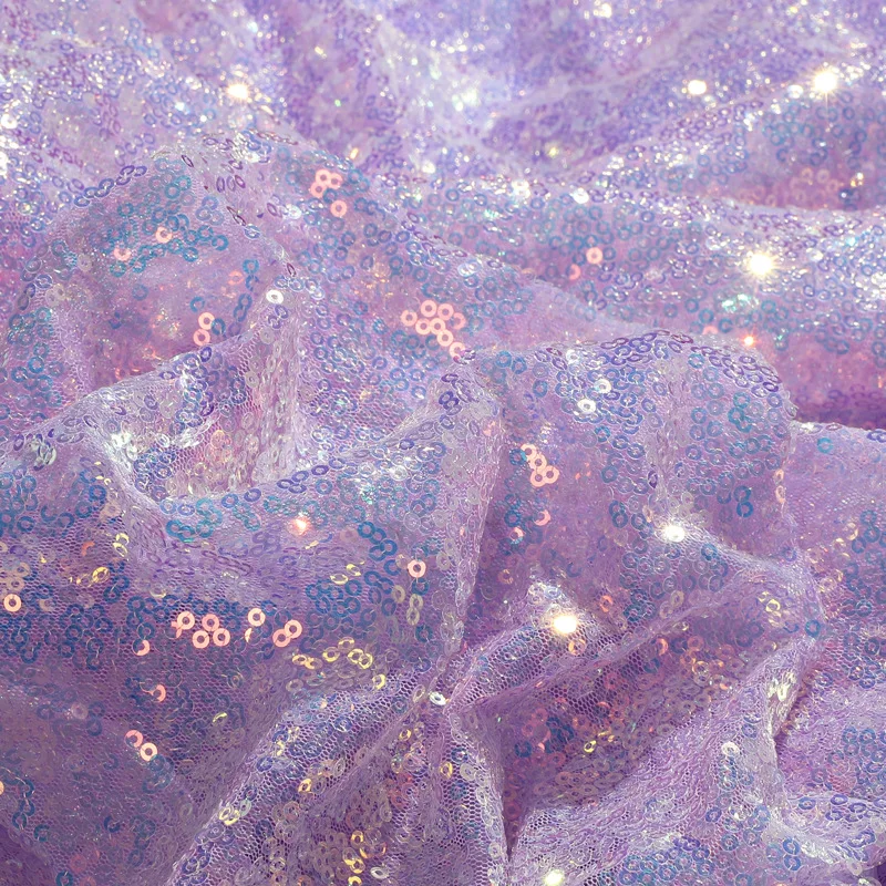 Ткань с разноцветными блестками блестящие пайетки блестящая ткань Wholesaleabl для