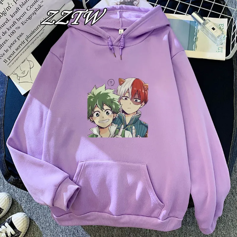 

2021 Anime My Boku No Hero Academia Katsuki Bakugou O-neck Women Hoodie clothes Harajuku Hoodie Casual Funny tops dropshipping