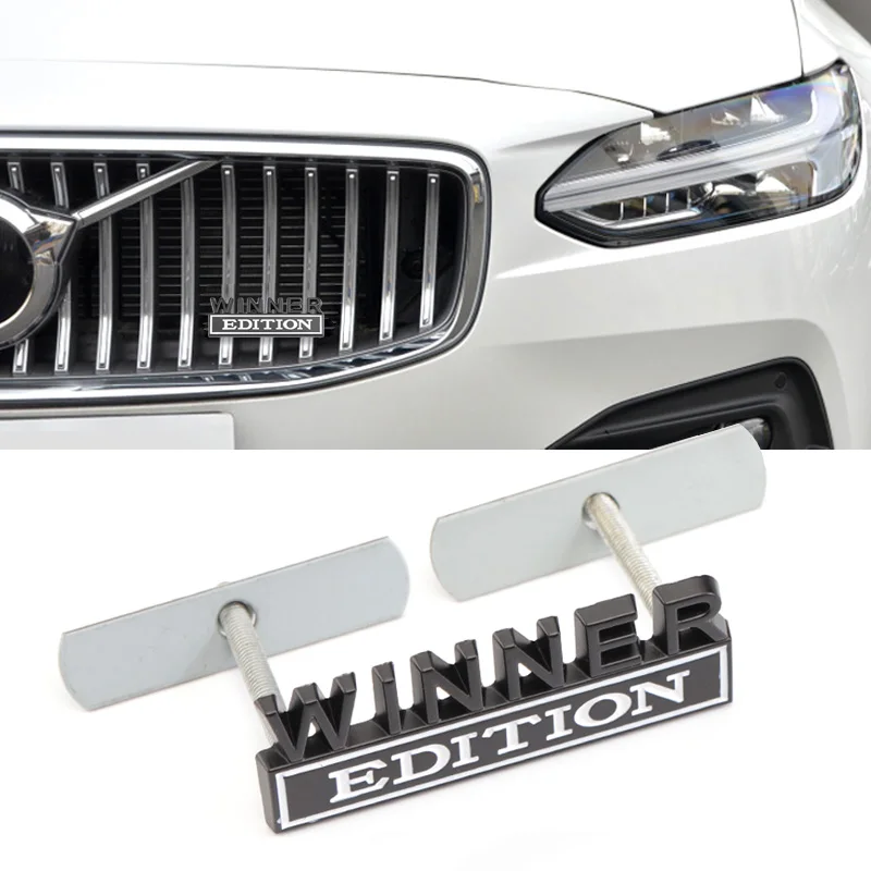 3D значок Winner эмблема Edition передняя решетка капота автомобильная наклейка для
