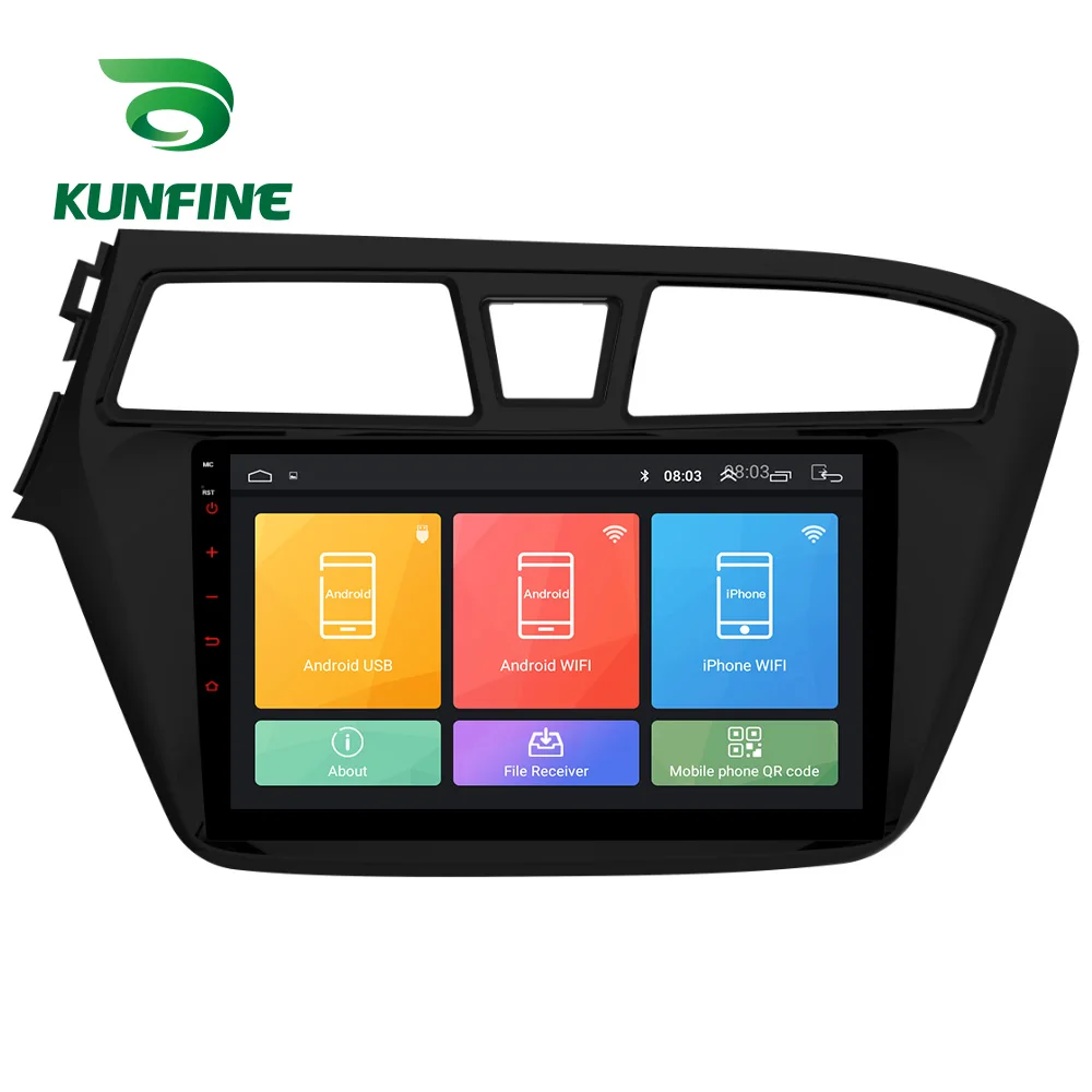 Восьмиядерный Android 8 1 автомобильный DVD GPS навигационный плеер Deckless стерео для HYUNDAI