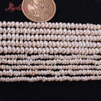 white irregular freshwater pearl beads natural stone beads for diy necklace bracelet earring jewelry making 14 5 free shipping