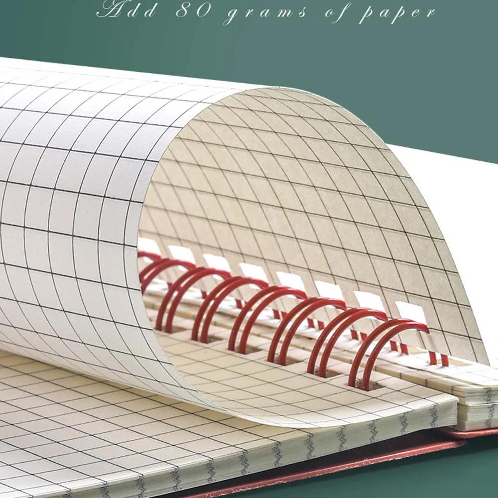 

Kawaii Spiral Notebook Planner Daily Weekly Monthly Organizer Agenda Grid Line Page A5 School Office Notepad Schedule Stationery