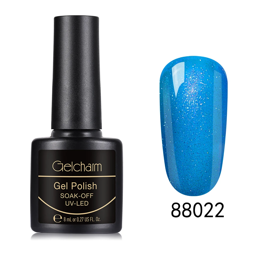 88022 Gelcharm 8 мл сменная серия Гель-лак для ногтей УФ светодиодный отмачиваемый лак для ногтей Блеск для ногтей салон маникюрный лак - Цвет: 88022