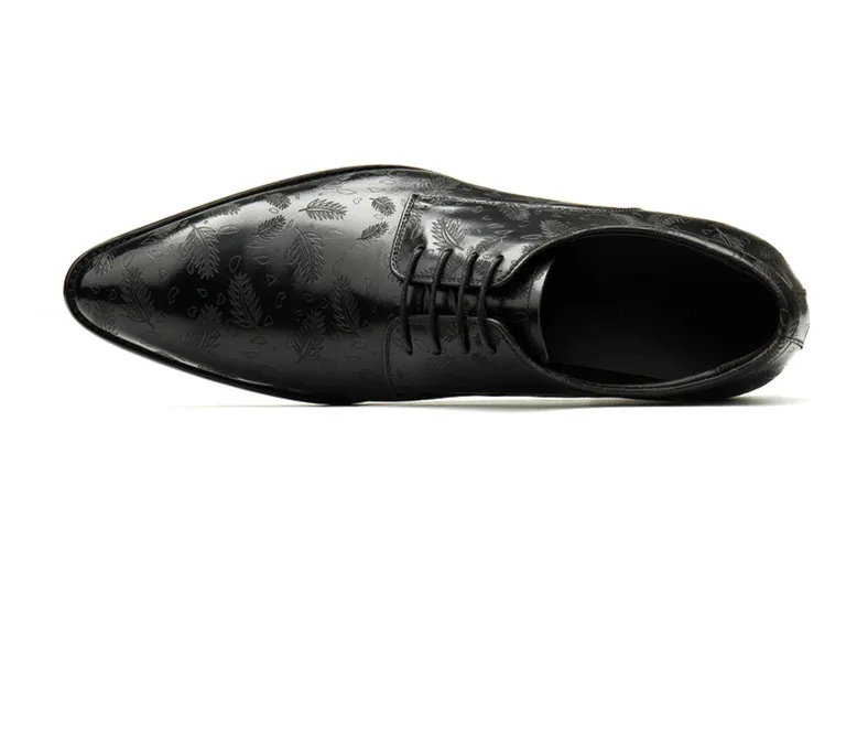 Деловые туфли большого размера европейский размер 45 черные классические из