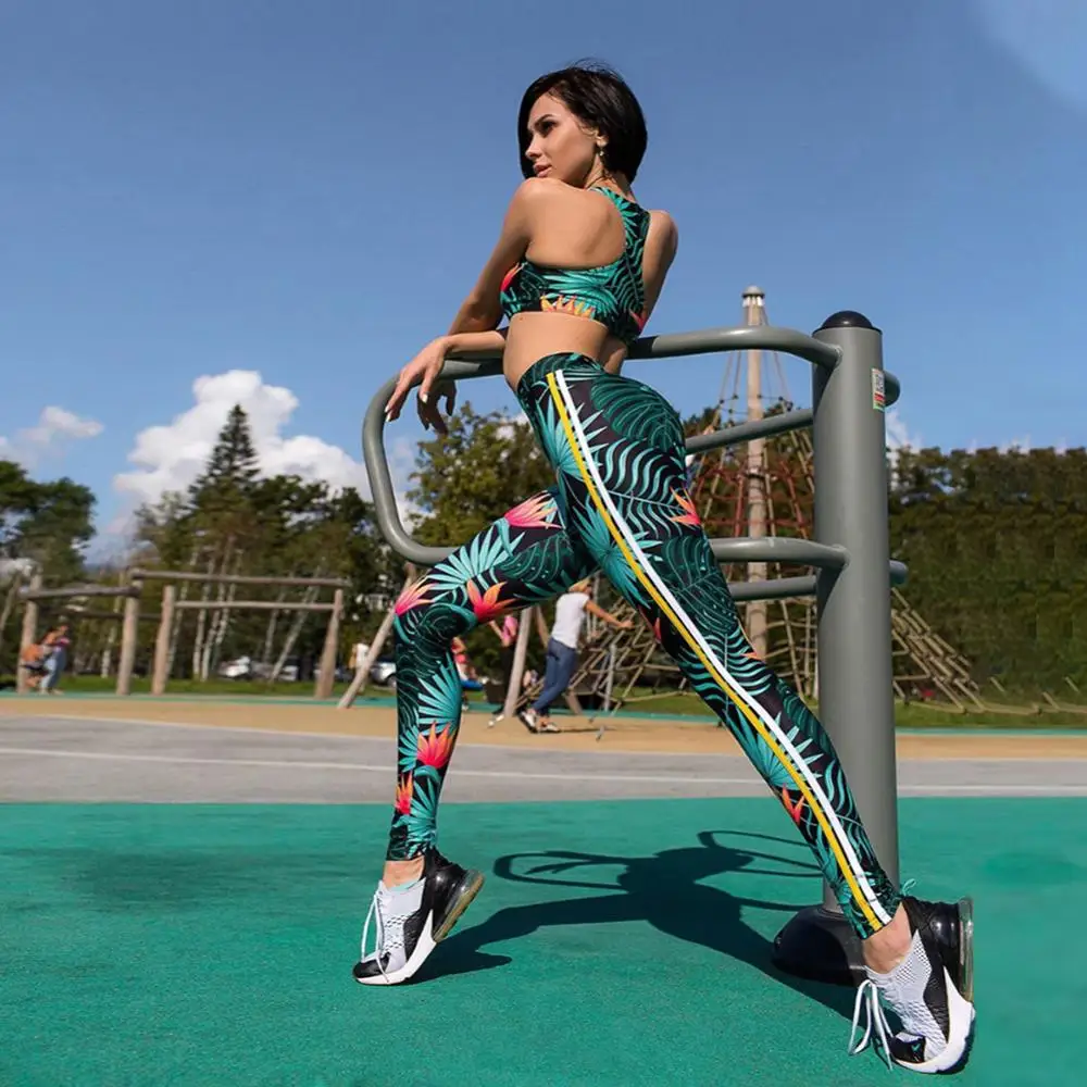 2 шт. женский спортивный костюм для йоги подтяжка бедра Холтер эластичные