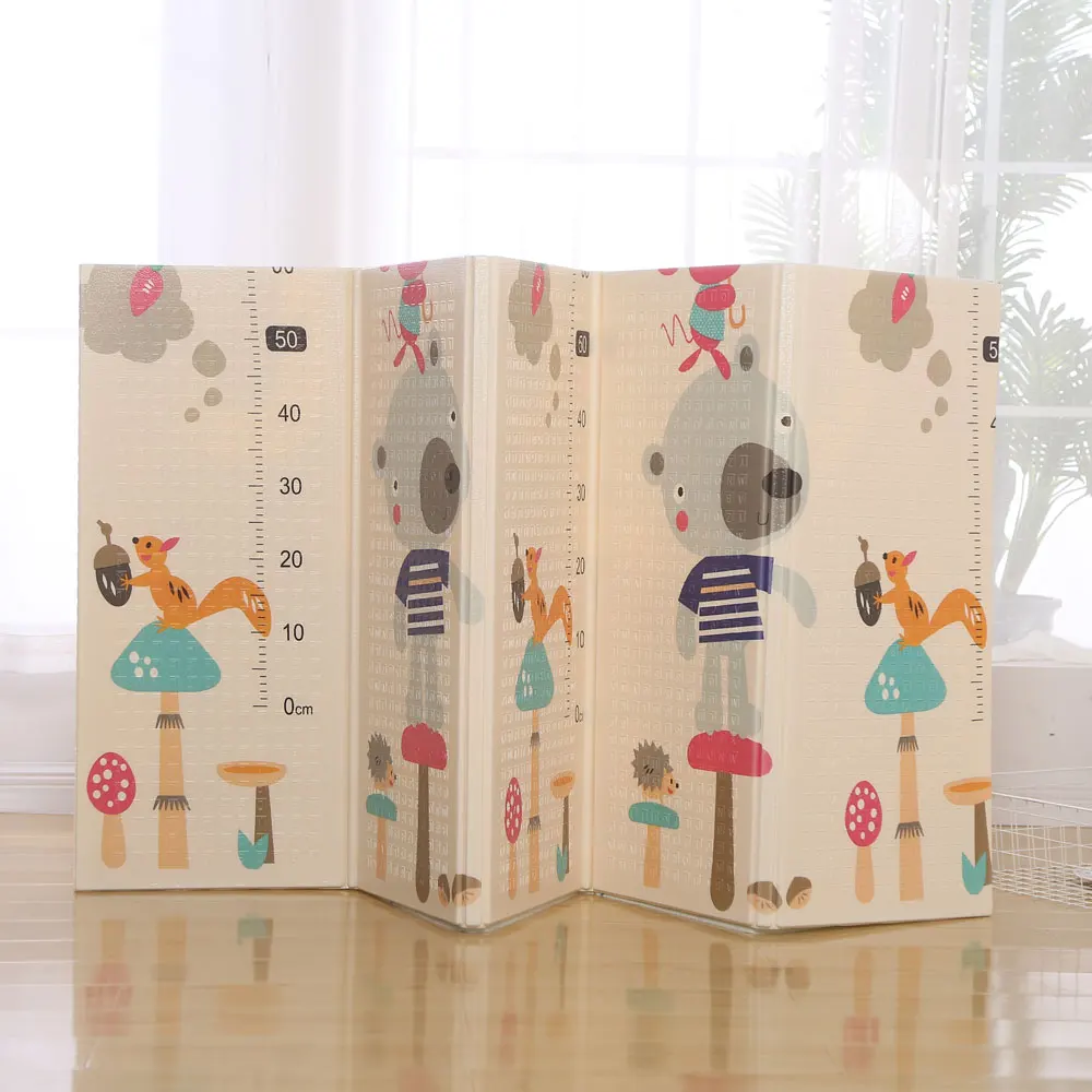 Складной детский игровой коврик Xpe пазл утолщенный для ползания складной детской