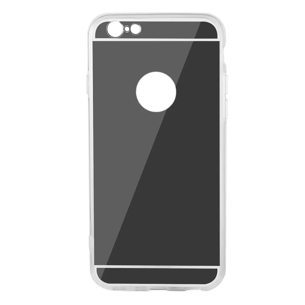 Роскошная ультратонкая Мягкая силиконовая задняя накладка из ТПУ зеркальный