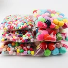 Помпоны смешанных цветов, 8-30 мм, 10000 шт.