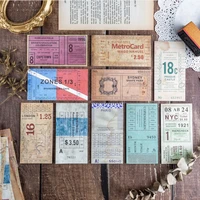 30 sheetspack retro travel records notebook portable vintage paper journals note book memo pad kids student school supplies