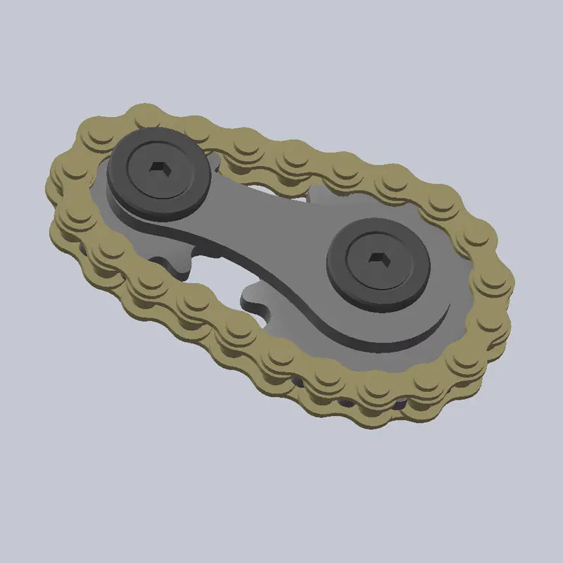 

Stainless Steel Sprockets Flywheel Fingertip Gyro Sprockets Chains EDC Metal Toy Gear Gyro Drop Ship Sproket Roadbike Spinner