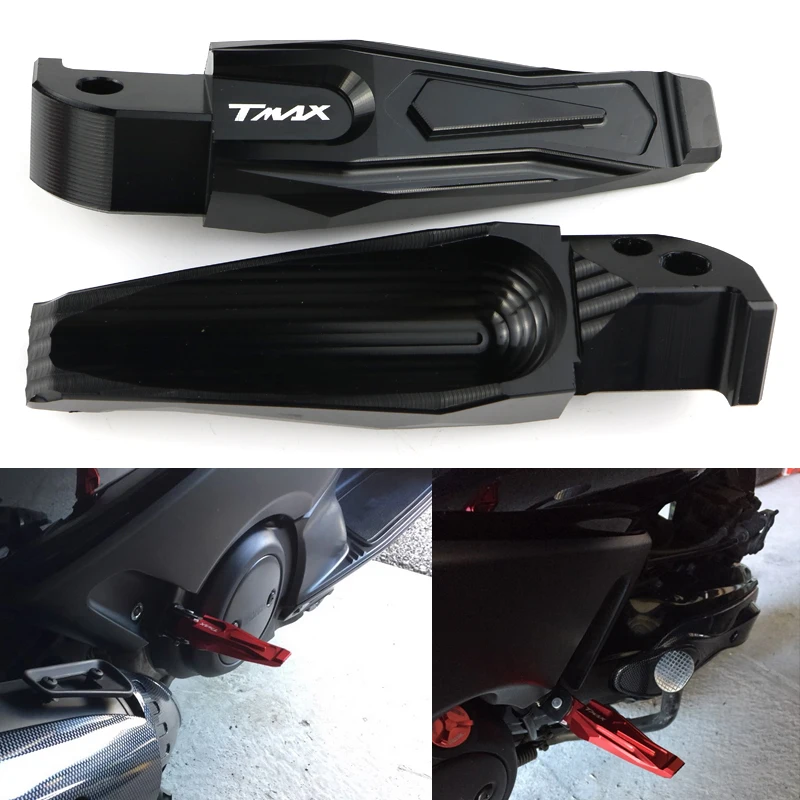Подходит для YAMAHA TMAX 530 2012 2019 500 2001 2011 Tmax Tech Max 560 задние пассажирские ножки Peg Footpeg