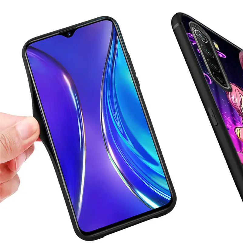 

One Piece Case For Realme 5 6 Pro X X2 X50 XT Silicone Cover For Realme C2 Q Black TPU Back Shells Luffy Marco Kid Design