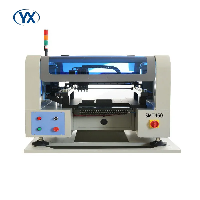 

4 Heads SMT Pick Place Machine SMD Mounting Machine Surface Mount Machine with Great Performance,6 Cameras and the Rail