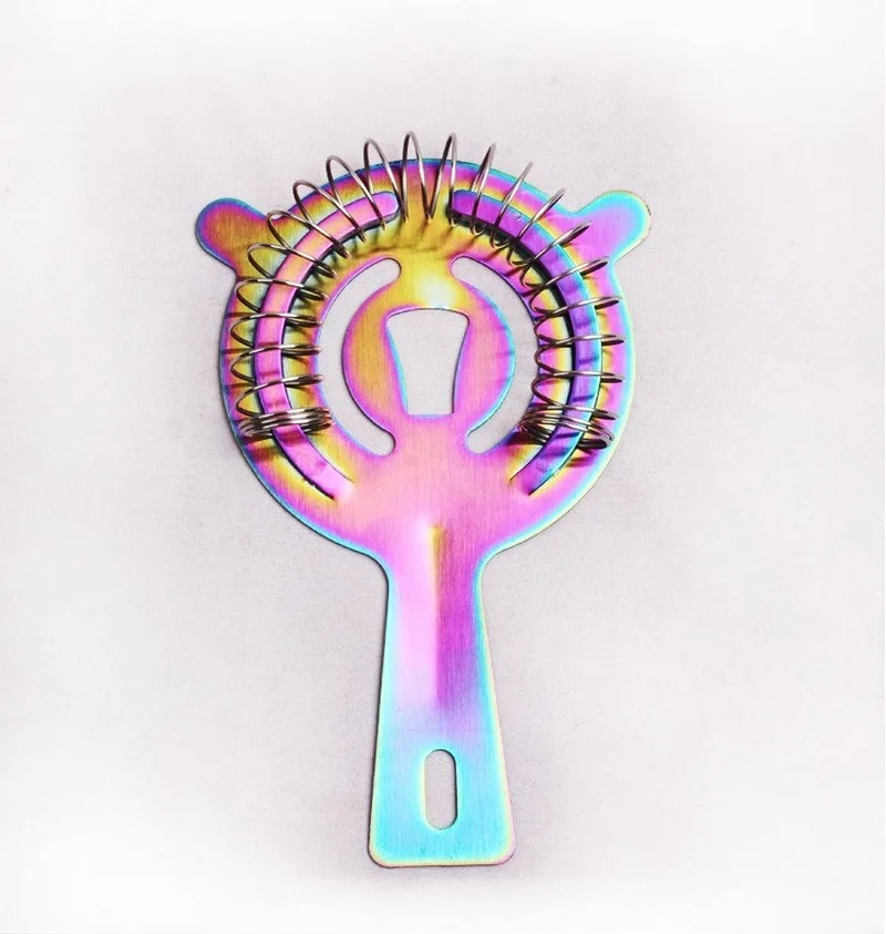 550ml stainless steel rainbow-colored cocktail electroplating shaker set of 4 bar equipment | Дом и сад