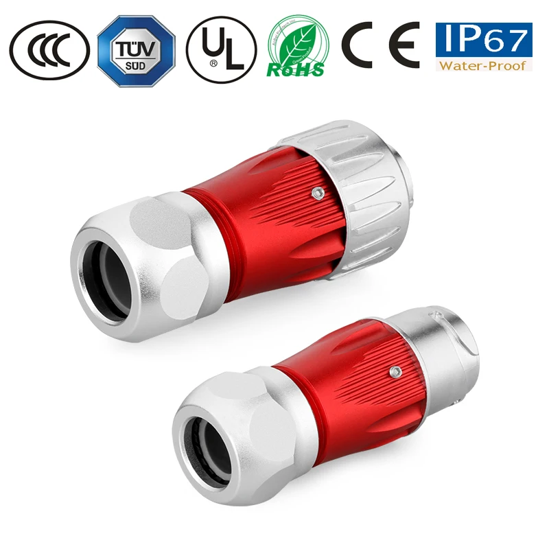 Водонепроницаемый Штекерный разъем фоторазъем 4 контакта