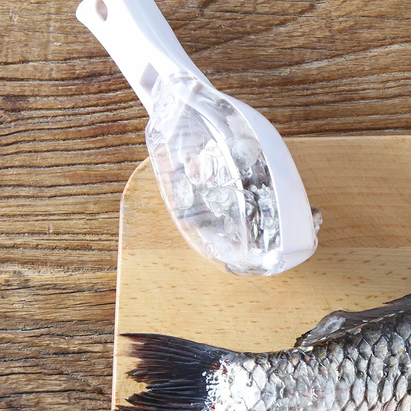 

Fish Scales Graters Scraper Fish Cleaning Tool Scraping Scales Device with Cover Home Kitchen Cooking Fishing Tool Pesca Tackle