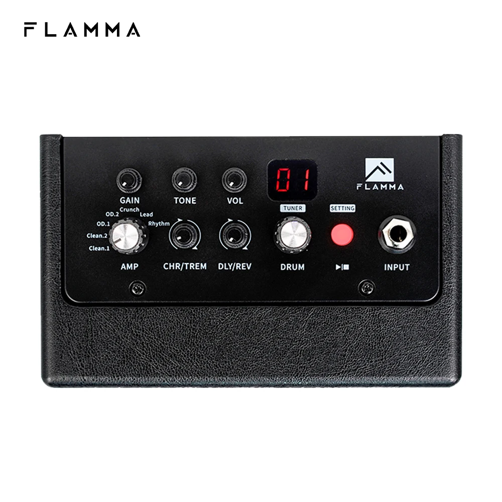 flamma fa05 elektrische gitarre verstärker amp bluetooth combo verstärker lautsprecher mini tragbare mit 7 preamp modelle 40 trommel maschin