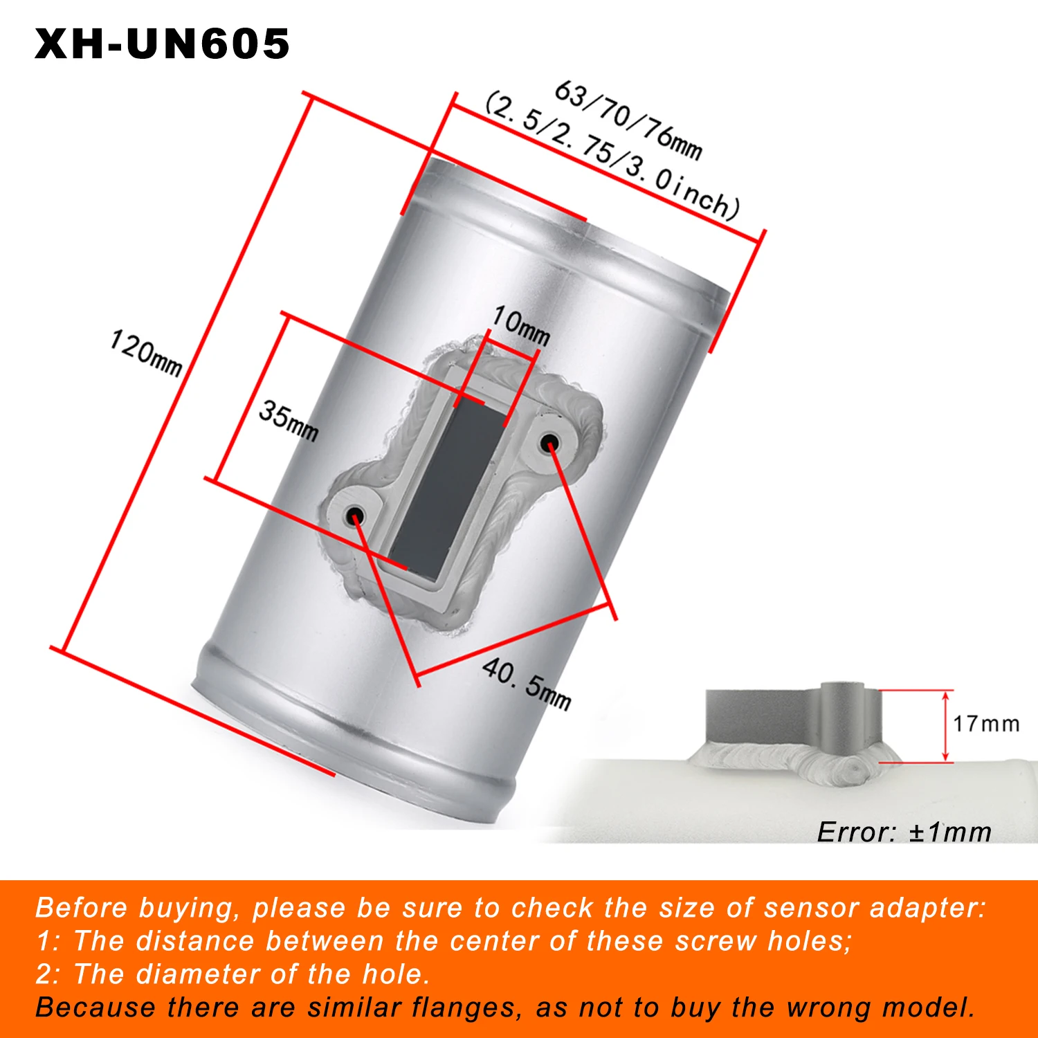 Датчик массового расхода воздуха адаптер воздухозаборника MAF метр Крепление