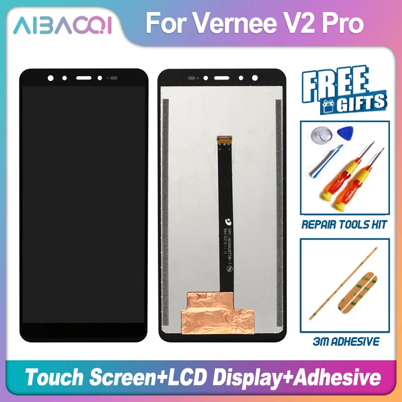 AiBaoQi Brand New 5.99 Inch Touch Screen+2160x1080 LCD Display Assembly Replacement For Vernee V2 Pro Android 8.1 Phone enlarge