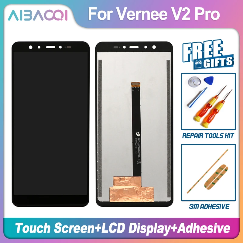ЖК-дисплей AiBaoQi 5 99 дюйма сенсорный экран 2160x108 в сборе для телефона Vernee V2 Pro Android 8 1 |