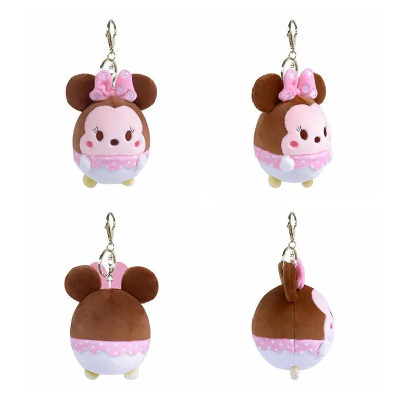 

Cute Disney Plush Toys Doll Mickey Mouse Minnie Donald Duck Vigny Bear Key Buckle Pendant Stuffed Doll Plush Animal Disney Toy