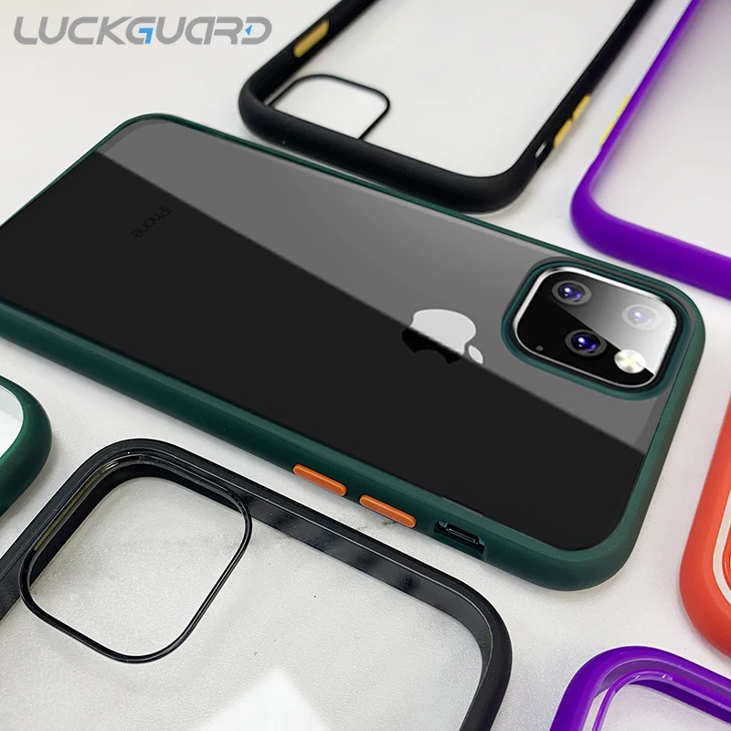 Прозрачный чехол для телефона iPhone 11 Pro Max Роскошный ультра тонкий жесткий матовый