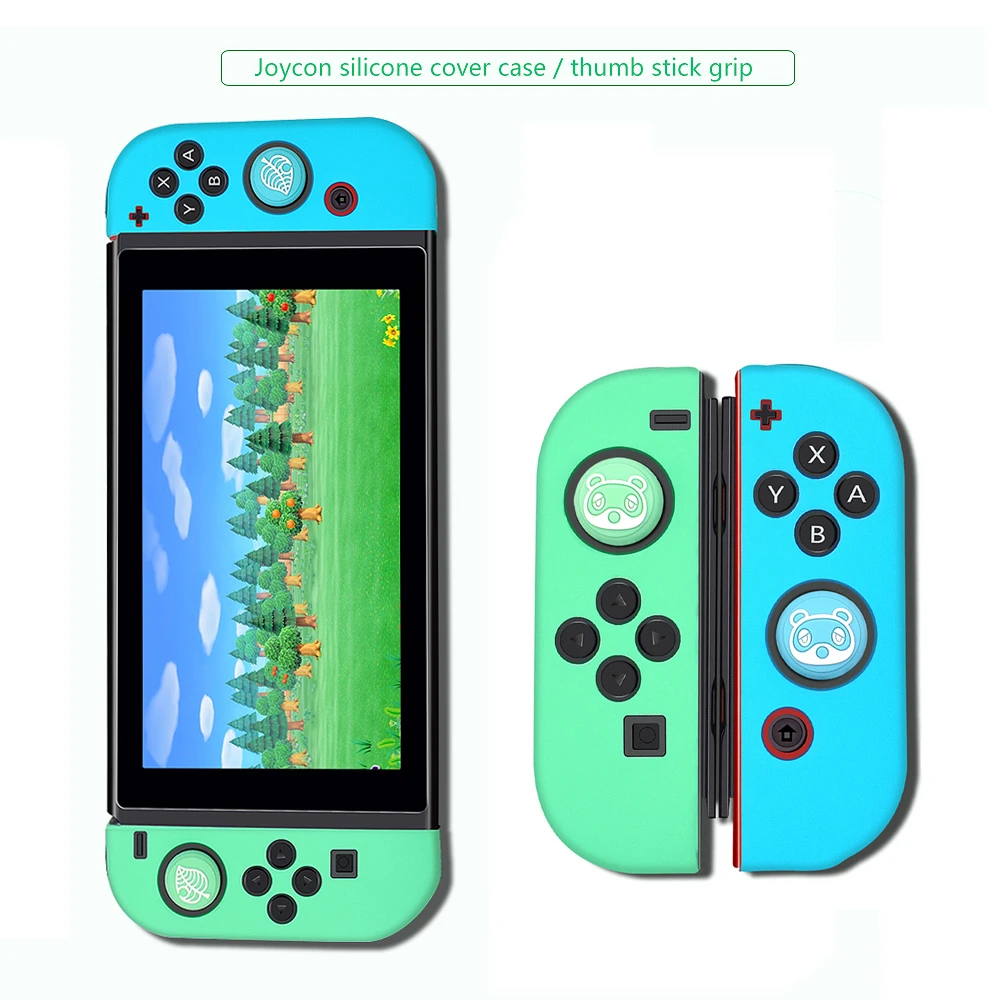Чехол для Nintendo Switch Joy con чехол с животными перекрещивающимися пальцами