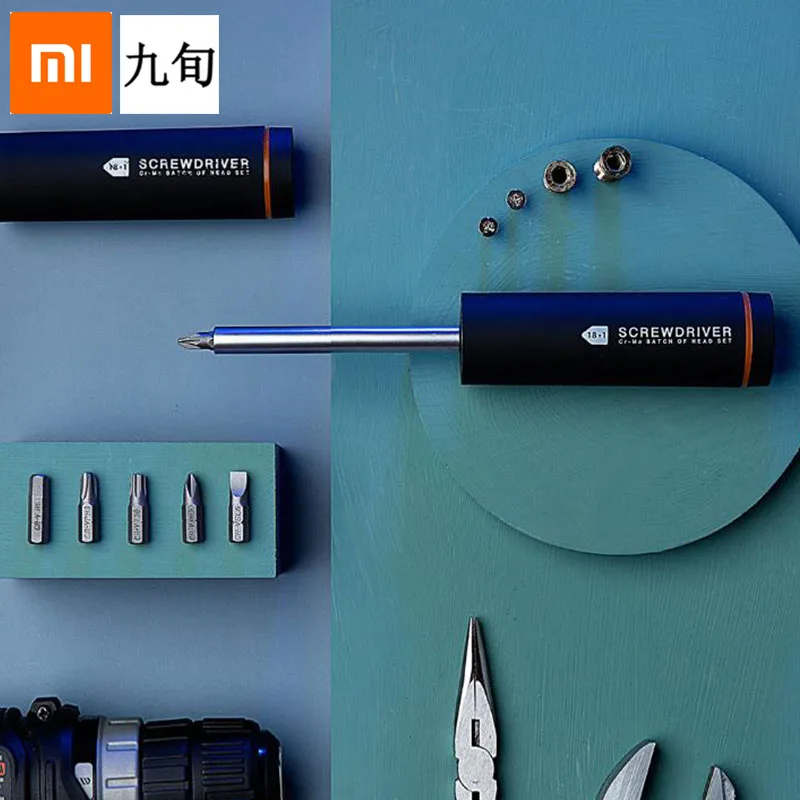 Отвертка Xiaomi jiuxun 18 в 1 набор из АБС пластика многофункциональные ремонтные