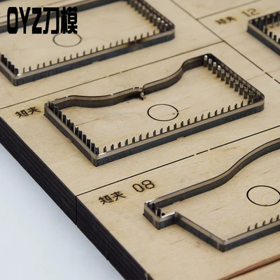 9 шт./компл. японский стальной нож форма для кожаного ножа многофункциональный