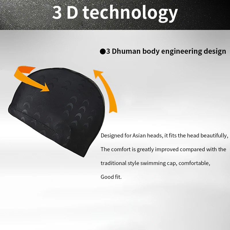 

New Swimming Accessories PU Swim Pool Hat 2020 Adult Men/Women Ear Protection Polyurethane Non-Slip Professional Swimming Cap