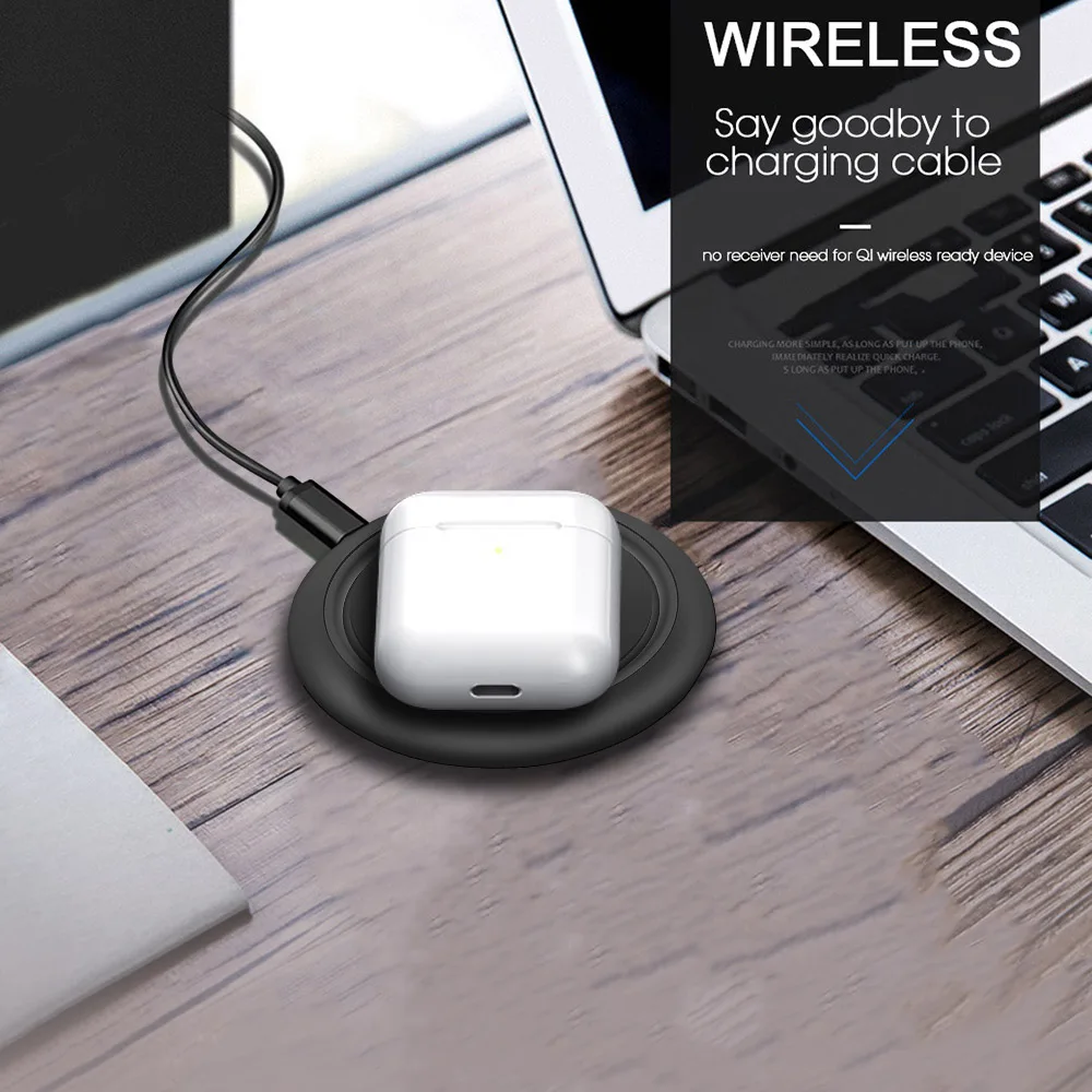 FDGAO bluetooth гарнитура Беспроводная зарядная док станция для Apple Airpods 2 Чехол Pro