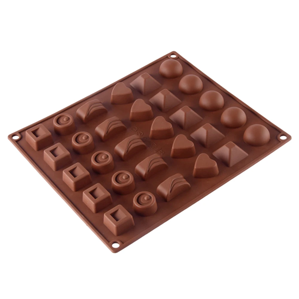 

30 Holes Mini Silicone Chocolate Mould Mold Ice Tray Cake Decorating Baking Cake Jelly Candy Tool DIY Molds Kitchen Tool