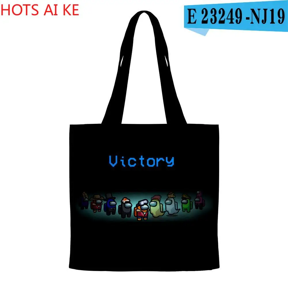 

Fashion Among Us Game 3D Print Shoulder Bag Amine Figure Casual Shopping Bag Handbag Cartoon Phone Card Holder Pouch Gifts