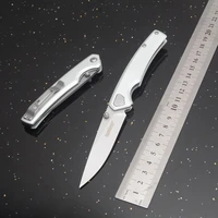 latest 2131 pocket camping outdoor folding knife 8cr13 blade aviation aluminum handle hunting survival tactical knives edc tools