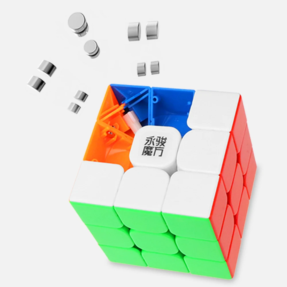 Новые оригинальные куб Yongjun Yj Yulong V2 м 3x3x3 Магнитная Магический кубик