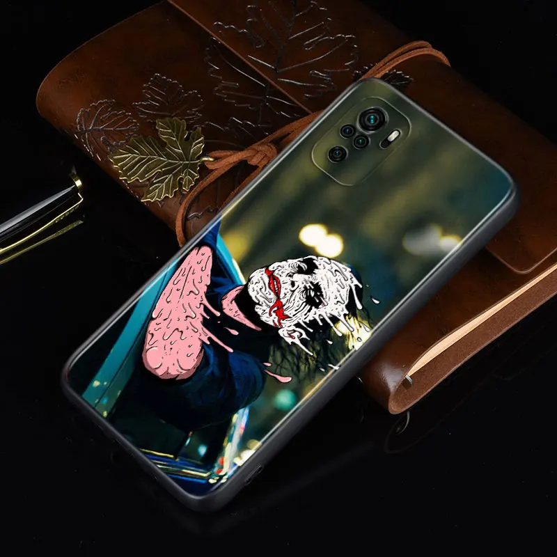 

Cool Joker For Xiaomi Redmi Note 10S 10 9 9S 9T 8T 8 7 6 5 Pro Max 5A 4X 4 5G Soft Silicone Phone Case