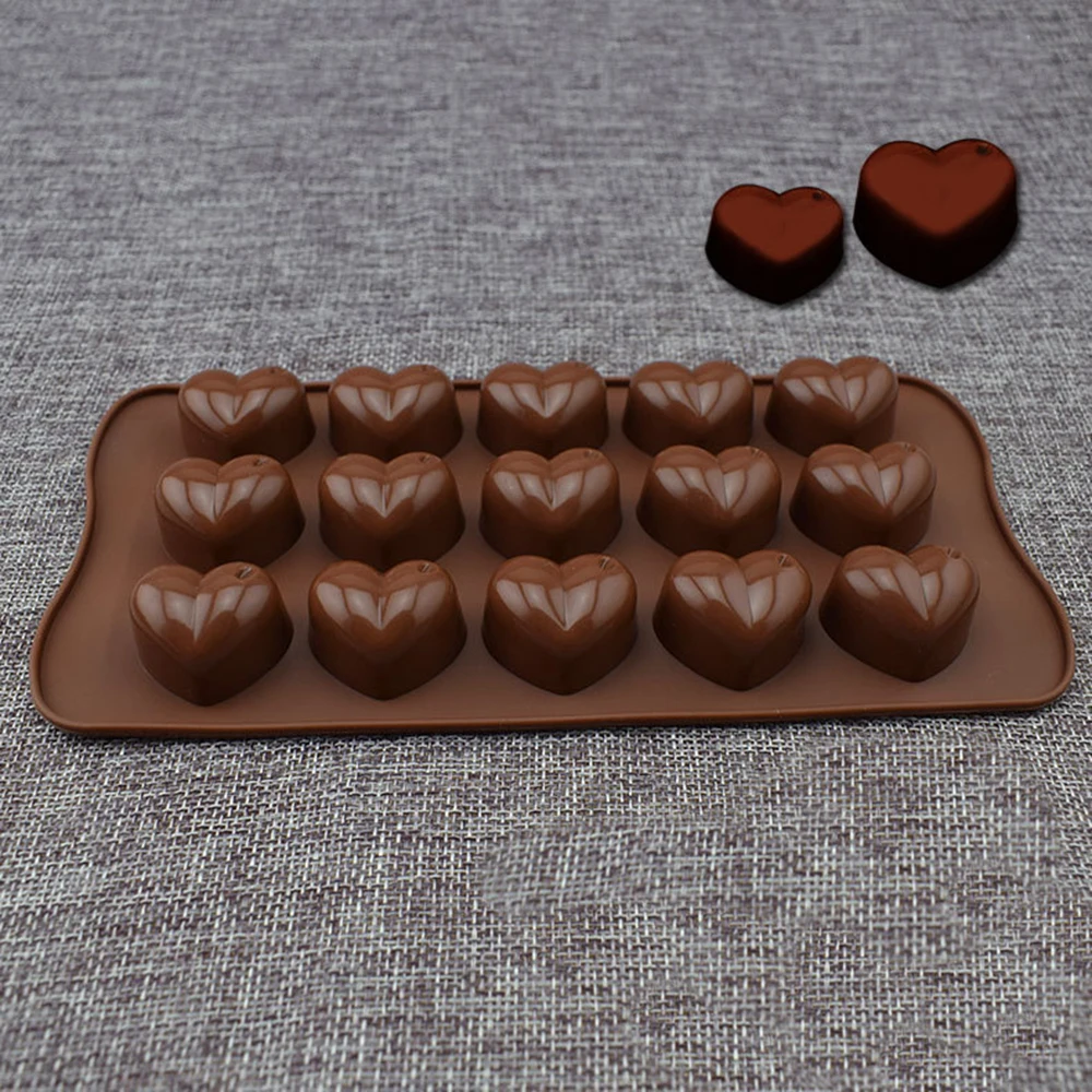 Силиконовая форма для шоколада Love Heart желе и мороженого торта инструмент выпечки