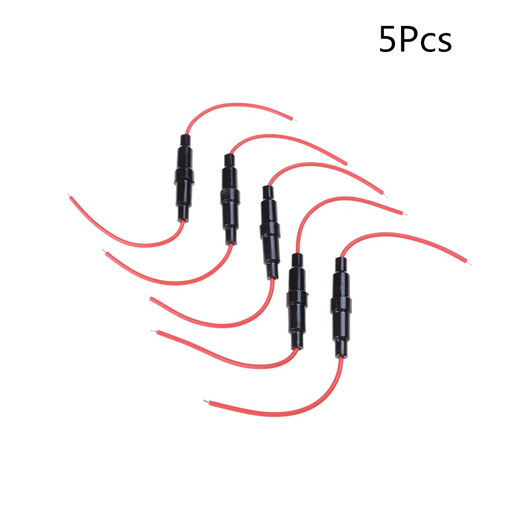 5 шт. 5*20 мм встроенный держатель предохранителя 220 В Быстрый Удар винт тип стекло с