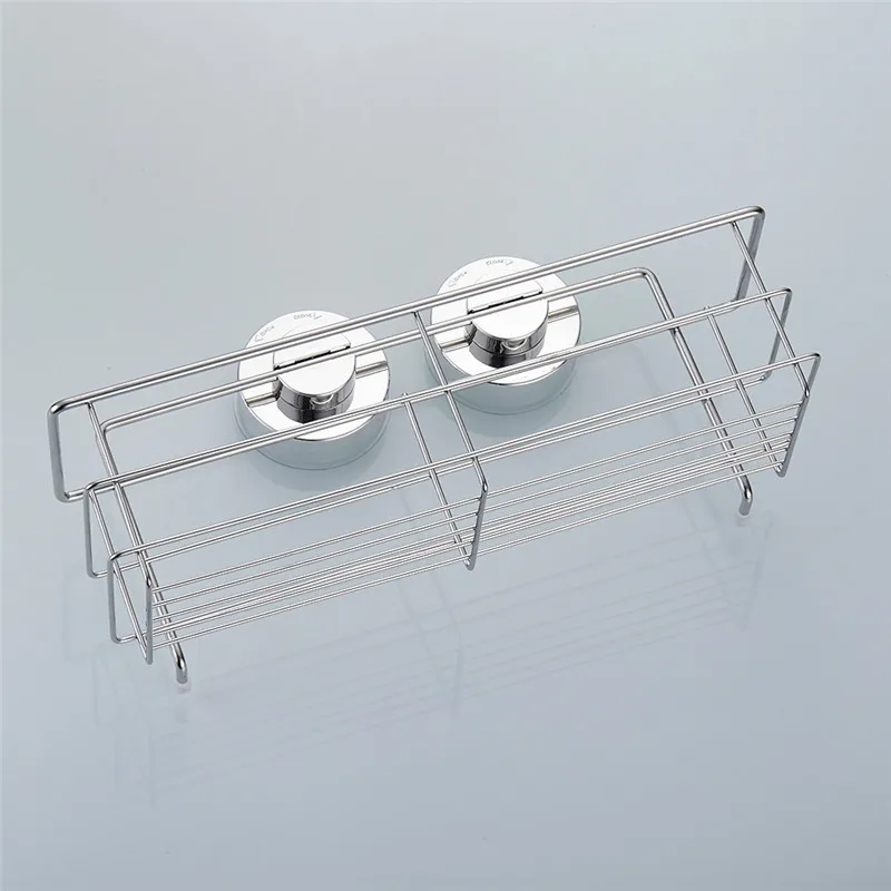 Полки из нержавеющей стали для ванной комнаты органайзер Настенная Корзина душа