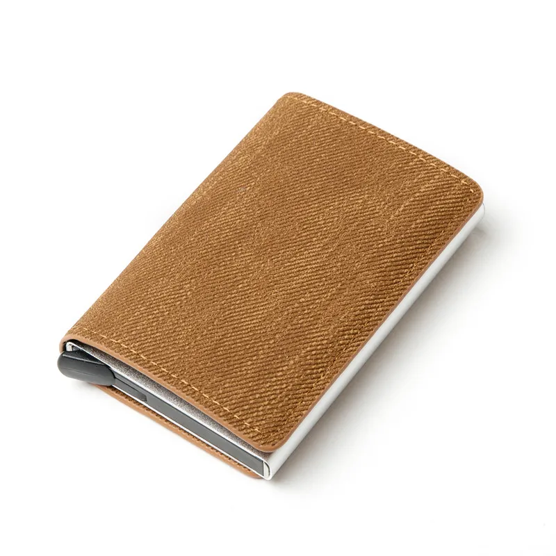 Bycobecy 2020 Новое поступление Винтажный джинсовый смарт кошелек для мужчин и женщин