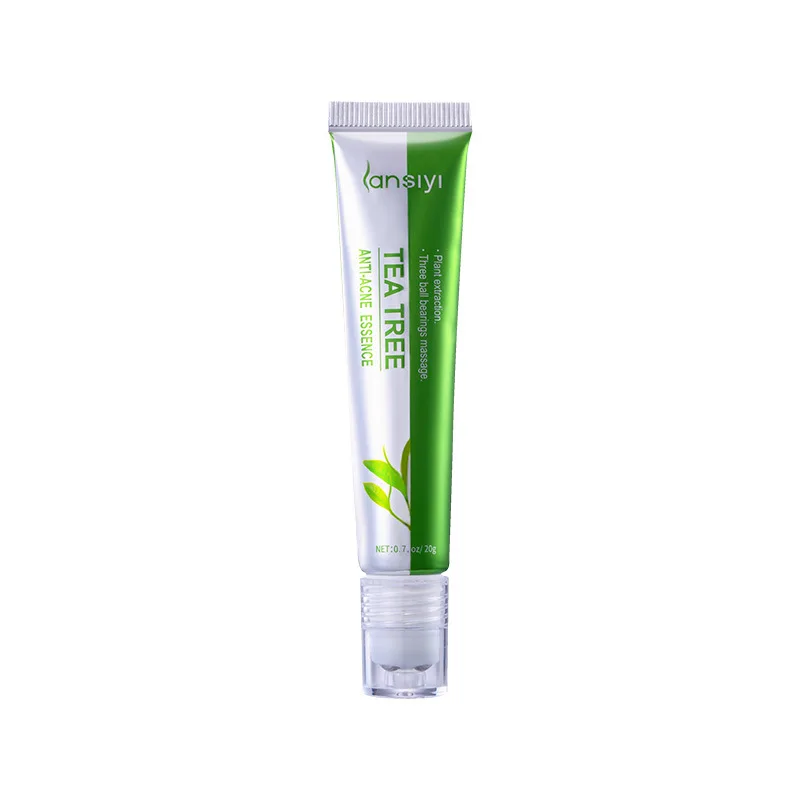 

20ML Effective Anti-acne Cream Tea Tree Essence Gel Fades Acne Oil Control Shrinks Pores Whitening Moisturizing Cream Skin Care