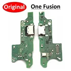 100% Оригинальный док-разъем Micro USB зарядное устройство порт для зарядки гибкий кабель микрофонная плата для Motorola Moto One Fusion