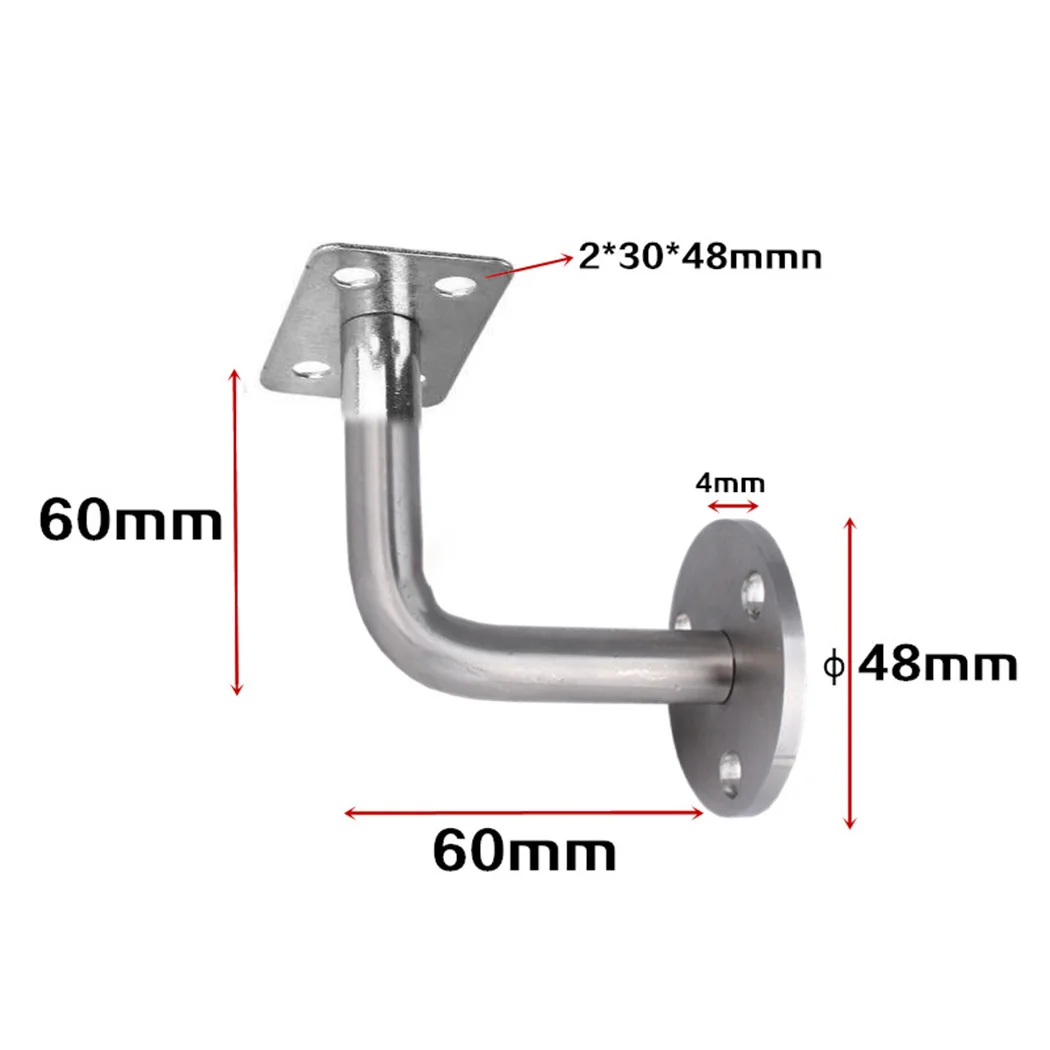 Поручни лестничные кронштейны из нержавеющей стали поддерживающие лестницы 1 шт.