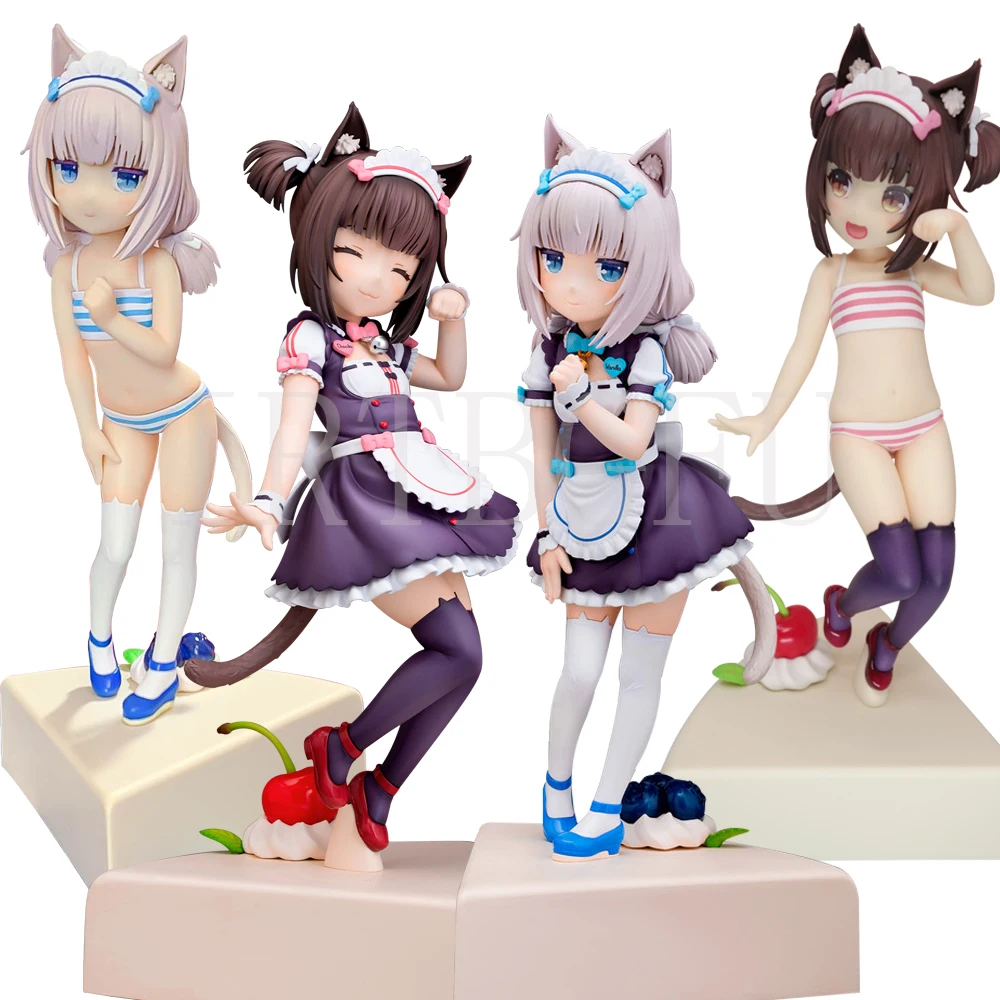 Экшн-фигурка NEKOPARA Chocola ваниль Котенок ПВХ японская аниме-фигурка сливы