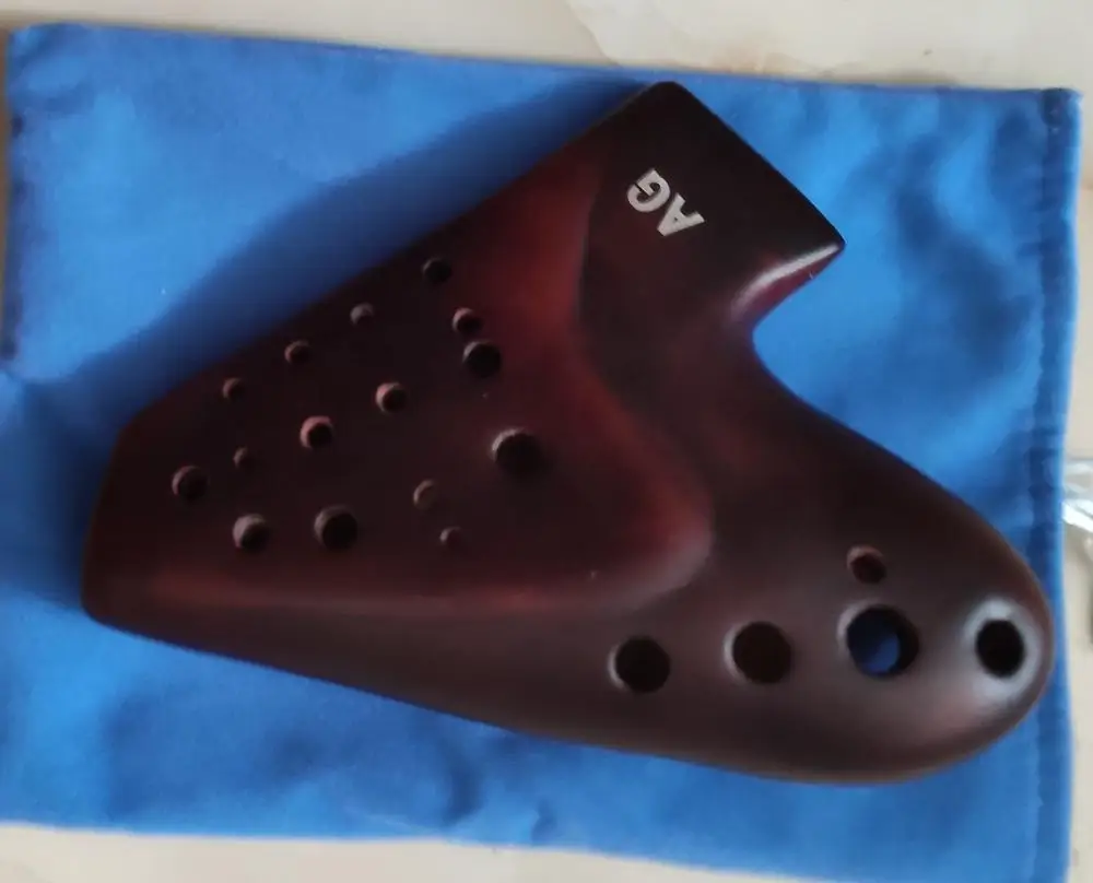 Три трубки 3 AG ocarina дымчатое сжигание музыкальный инструмент хороший звук