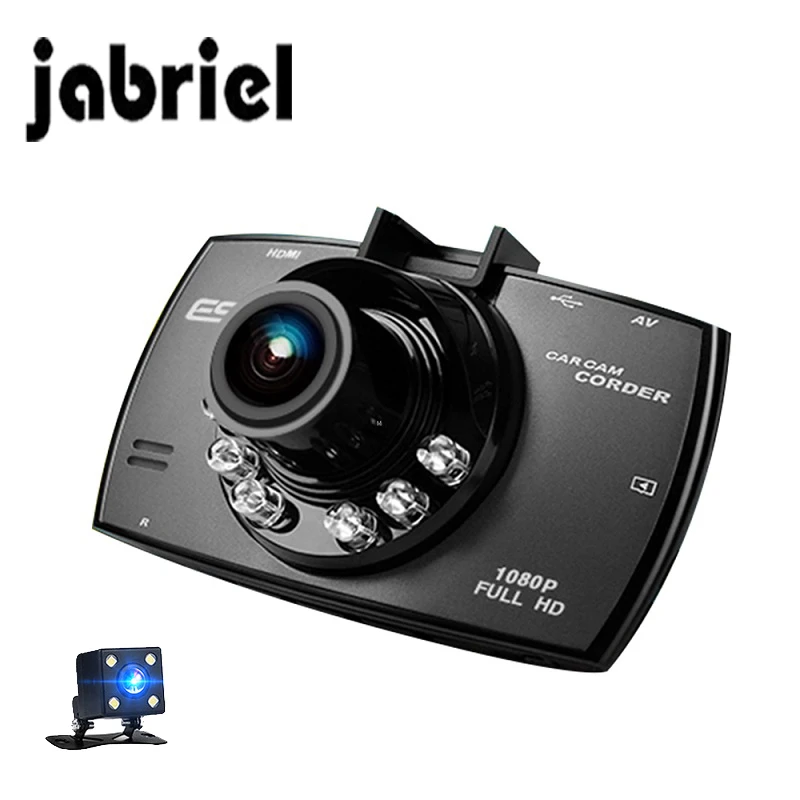 Jabriel HD 1080P Автомобильный видеорегистратор с двумя объективами G30 USB dvr 2 8 дюймов